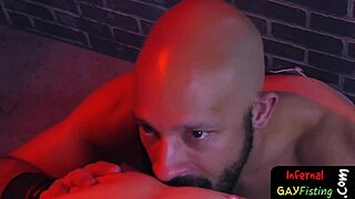 Gay BDSM group indulges in extreme bondage and fisting