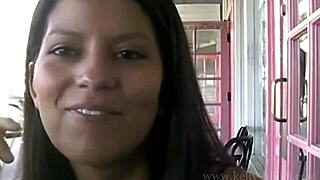 Young and sexy Amateur Kelly Hollis in a solo masturbation video
