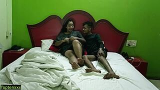 Indian step-sibling engage in homemade sexual encounter with ass penetration and clear audio