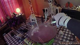 Taboo teen sex with a crazy boss's daughter