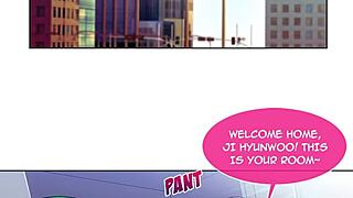 Cartoon MILF and her young dorm mate's erotic adventures continue