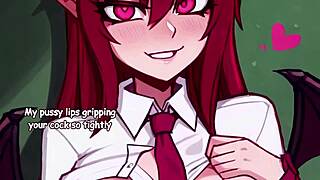 Succubus student wants to drain your energy with roleplay and jerk off instructions