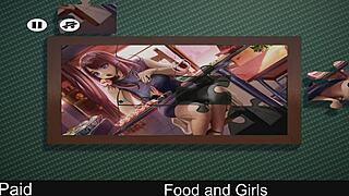 Steamy anime game combines food and girls