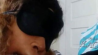 Meechie takes on a BBC challenge with impressive deepthroat skills