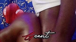 Satisfying romp with beautiful girlfriend featuring big black cock