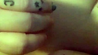 Lustful Ariesbbw swallows cum in amateur video