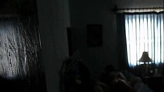 My cousin seduces me with her small breast and then we both have sex in front of her parents at home.