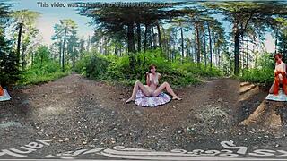 Yanks Ryannne's Big Breasts Shake Wildly During Dildo Orgasm in Solo Play