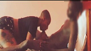 Hot blonde gives great blow job and rides dick like in a porn movie