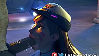 Overwatch anime-style animation compilation