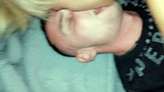 Amateur blonde gives good blow job to a Bulgarian man