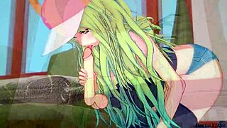 Lucoa's dragon maid adventure in Miss Kobayashi’s world