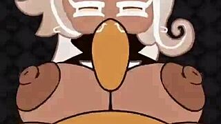 Big tits bouncing during a titfuck and a facial finish