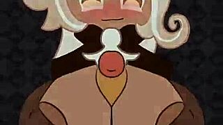 Big tits bouncing during a titfuck and a facial finish