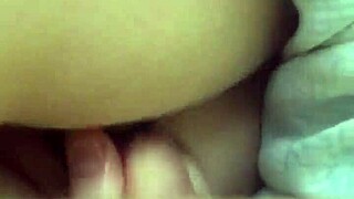 Preparation of a teenage girl for hardcore anal sex with toys