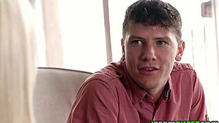 Rion King Drills Allie Nicole's Young Pussy in a Wild Sofa Ride