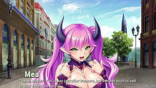 Monster girl harem: The first episode of the animated series where a girl gets cum inside her vagina