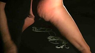 so this redhead slave is tied up, getting humiliated with a vibrator while sucking cock in bondage. total domination scene.