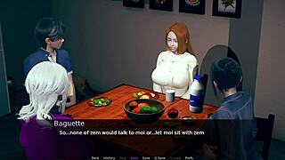 Futa grandma and girlfriend enjoy big dick together