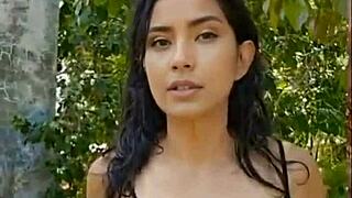 Just a quick intro to this stunning Latina in the forest! 🌿