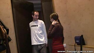 Teenys Inez Steffan experiences her best orgasm ever in doggystyle position with pigtails and shaved pussy!