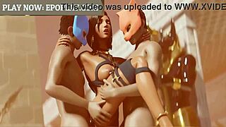 Big tits and ass get it hard in anime porn
