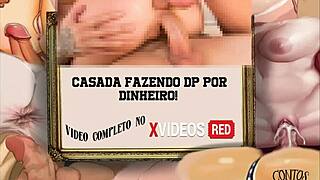 Married couple gets paid for double penetration in a real sex video