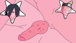 Naruto and Sasuke’s forbidden love in explicit hentai video