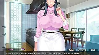 I got caught masturbating to my mom’s friend in this anime porn