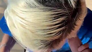 I’m tearing up this young guy with my big-dick friend in wild action. It’s my first time with such a huge cock!