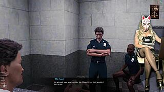 prison guard watches wife get banged in public cuckold scene