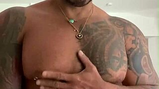 Viktor Rom Tattooed Muscle Stud Dances Naked and Strokes BBC