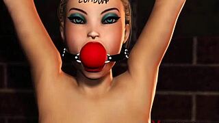 3D animated big tits hentai with anal action