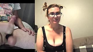 4 women’s reactions to a round of ballbusting in an anime-style CFNM compilation