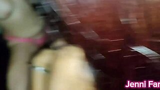 Beautiful wife fulfills husband's fetish at Brazilian party