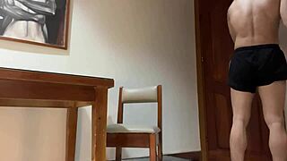 Massage for my cute guest turns into wild sex session