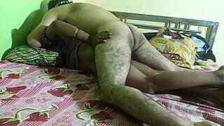 Black matured aunt gets her asshole fucked by husband