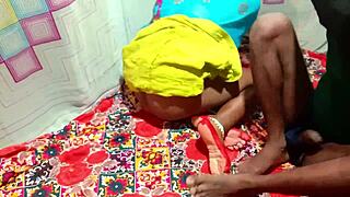 Hidden camera in Indian hotel room captures intimate moments of aunt and housewife