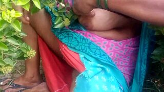 Beautiful Indian woman with big boobs in a homemade porn video