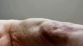 Granny's so wild using a BBC dildo for her hungry spots!