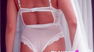 Hot mom and teen pose in sexy lingerie