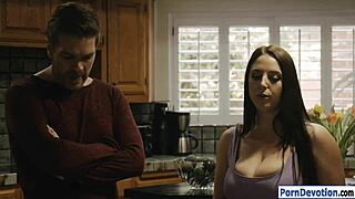Big tits Angela White gets her pussy destroyed by a huge cock