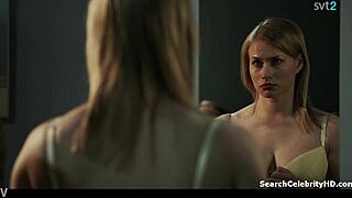 Minka Kuustonen topless in Raja S01E03 2014 scene