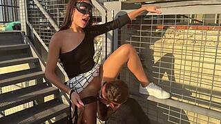 husband turns wife into cuckold at work with a young chick... damn, that’s wild! 😳
