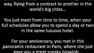 A glamorous night in Paris with leather-clad rooftop action