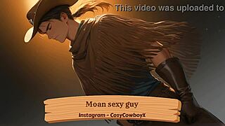 Sexy Guy Moans in Raw Ecstasy