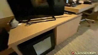 AsianSexDiary Curly Haired Filipina Masters Deep Throat Skills
