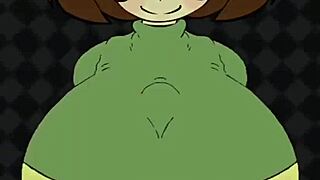 Chara's impressive titfuck skills on display