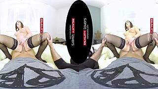 Young Tattooed German Chubby Rides in POV