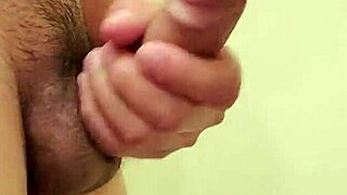 Gay masturbation and sex with a big dick